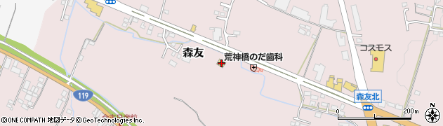 栃木県日光市森友863周辺の地図
