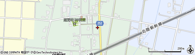 富山県高岡市蔵野町165周辺の地図