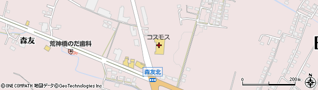 栃木県日光市森友1007周辺の地図