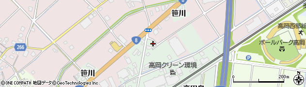 富山県高岡市笹川2931周辺の地図