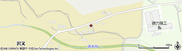 栃木県日光市沢又72周辺の地図