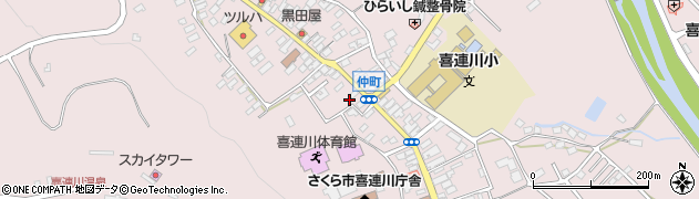 栃木県さくら市喜連川3906周辺の地図
