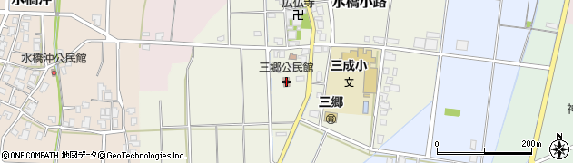 三郷公民館周辺の地図