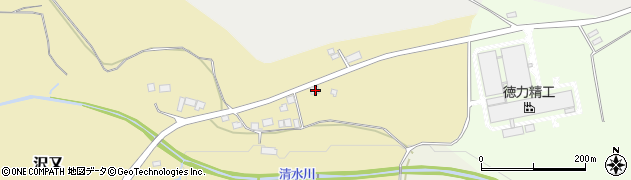 栃木県日光市沢又67周辺の地図