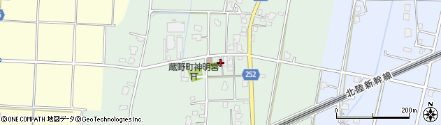 富山県高岡市蔵野町171周辺の地図