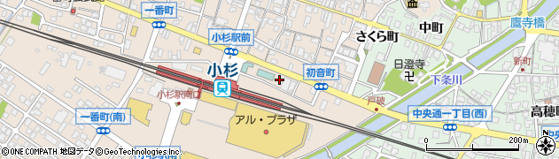 富山銀行小杉支店 ＡＴＭ周辺の地図