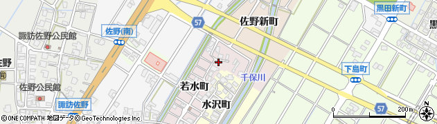 富山県高岡市若水町218周辺の地図