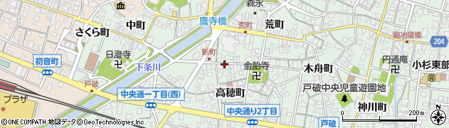 富山県射水市戸破（新町）周辺の地図