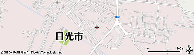 栃木県日光市森友1129周辺の地図