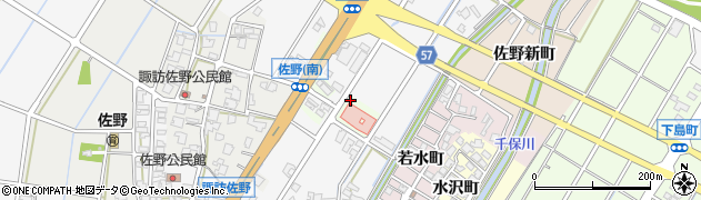 富山県高岡市佐野本町周辺の地図