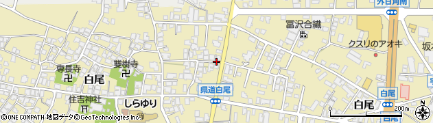 石川県かほく市白尾（ホ）周辺の地図