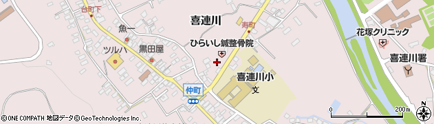 栃木県さくら市喜連川3884周辺の地図