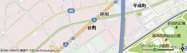富山県高岡市笹川3131周辺の地図