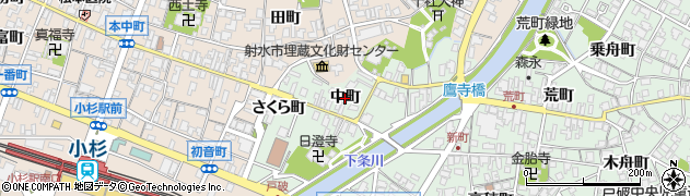 富山県射水市戸破（中町）周辺の地図