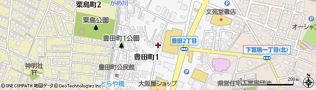 富山県富山市豊田町周辺の地図