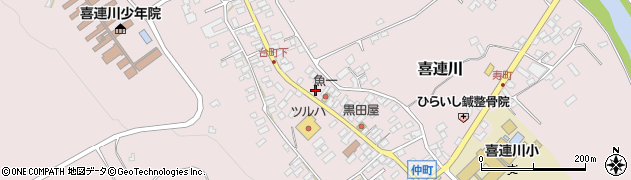 栃木県さくら市喜連川3634周辺の地図