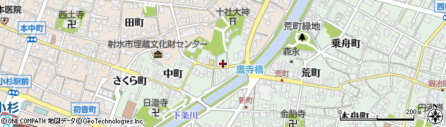 富山県射水市戸破茶屋町周辺の地図