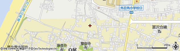 石川県かほく市白尾（ヘ）周辺の地図