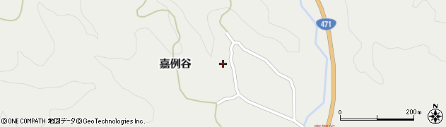 富山県小矢部市嘉例谷1183周辺の地図
