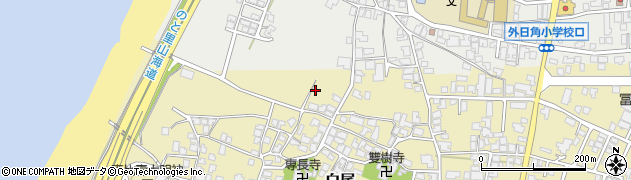 石川県かほく市白尾ト周辺の地図