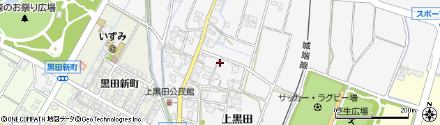 富山県高岡市上黒田164周辺の地図