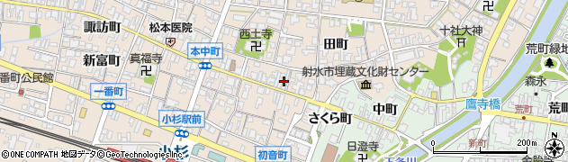富山県射水市三ケ（常磐町）周辺の地図