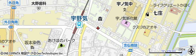 北國新聞社かほく支局周辺の地図