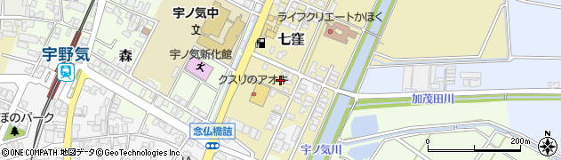 石川県かほく市七窪（ロ）周辺の地図