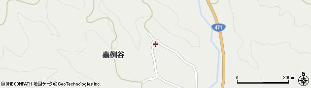 富山県小矢部市嘉例谷1180周辺の地図