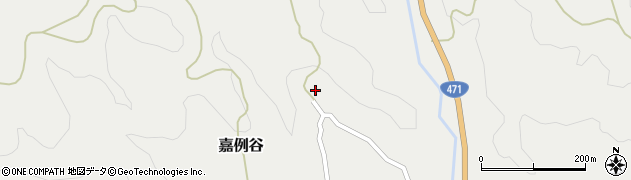 富山県小矢部市嘉例谷1159周辺の地図