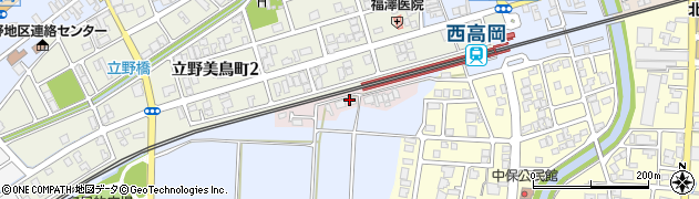 富山県高岡市東高池町周辺の地図