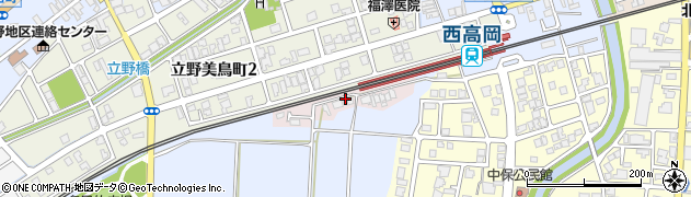 富山県高岡市東高池町周辺の地図