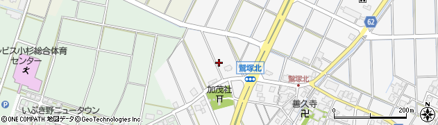 富山県射水市鷲塚周辺の地図