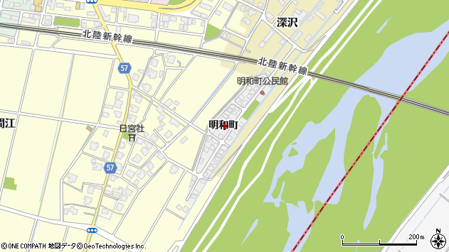〒933-0812 富山県高岡市明和町の地図