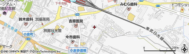 栃木県日光市今市835周辺の地図