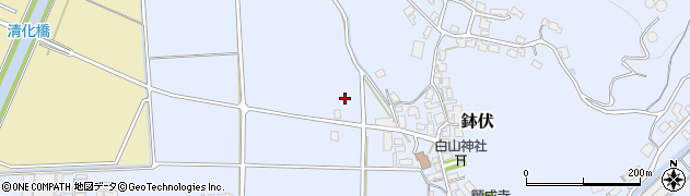 石川県かほく市鉢伏（イ）周辺の地図