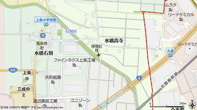 〒939-0555 富山県富山市水橋高寺の地図