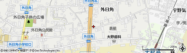 石川県かほく市外日角ロ14周辺の地図