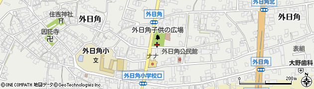 石川県かほく市外日角ニ周辺の地図