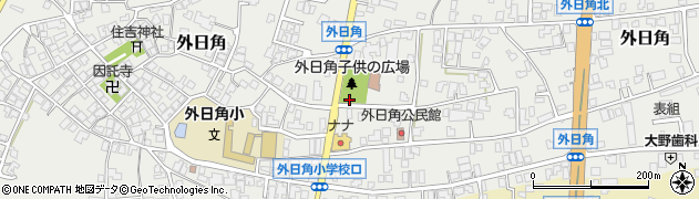 石川県かほく市外日角（ニ）周辺の地図