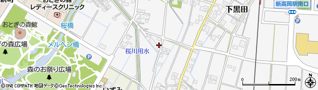 富山県高岡市下黒田2106周辺の地図