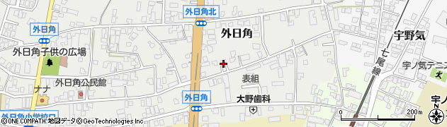 石川県かほく市外日角ロ38周辺の地図