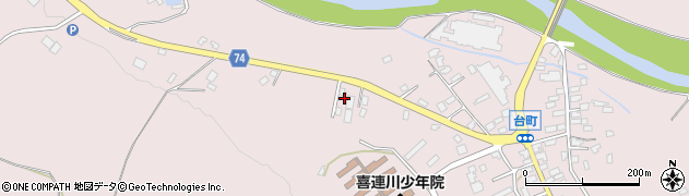 栃木県さくら市喜連川3392周辺の地図