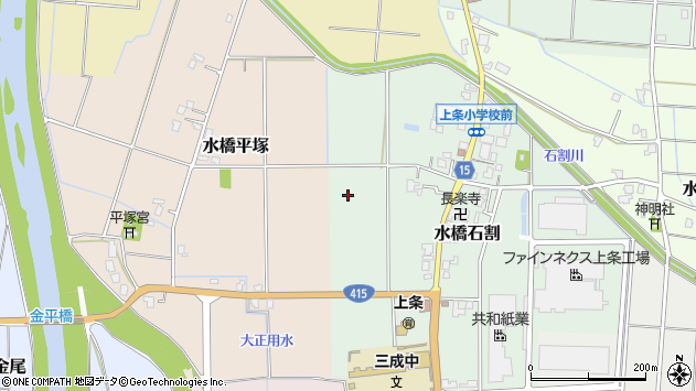 〒939-0561 富山県富山市水橋石割の地図