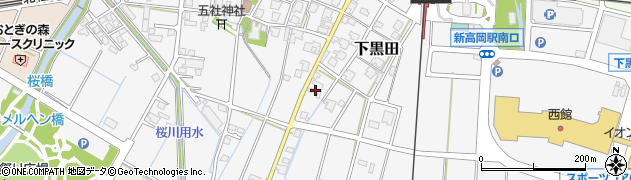 富山県高岡市下黒田500周辺の地図