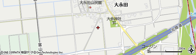 富山県中新川郡上市町大永田33周辺の地図