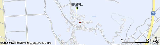 石川県かほく市鉢伏ヲ周辺の地図