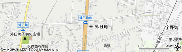 石川県かほく市外日角ロ32周辺の地図