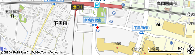 高岡警察署新高岡駅前交番周辺の地図