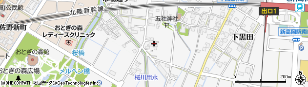 富山県高岡市下黒田894周辺の地図